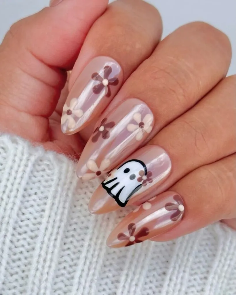 40 Spooky Creepy Halloween Nails Acrylic Design Manicure 13 40 Spooky Creepy Halloween Nails Acrylic Design Manicure