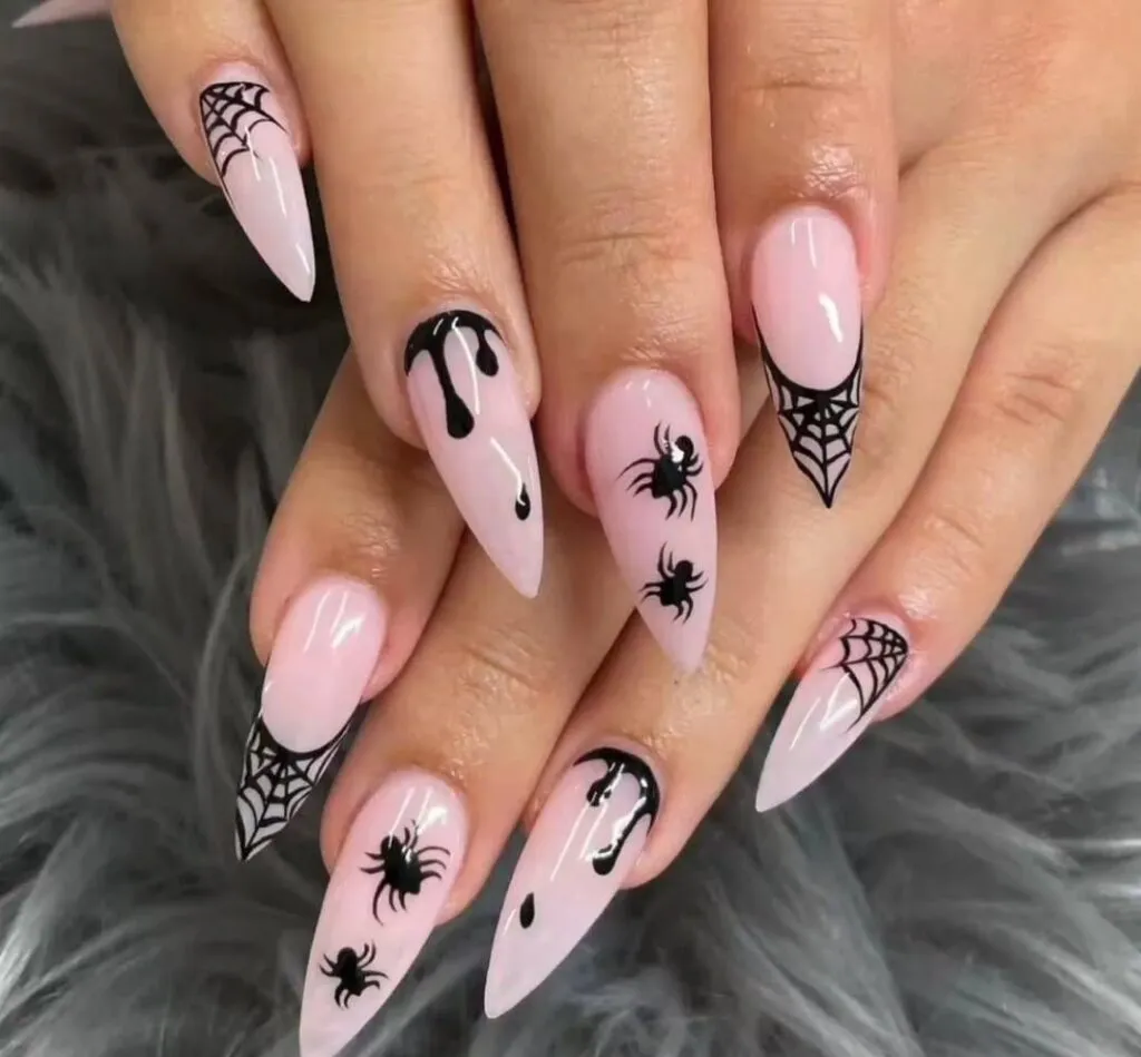 40 Spooky Creepy Halloween Nails Acrylic Design Manicure 22 40 Spooky Creepy Halloween Nails Acrylic Design Manicure