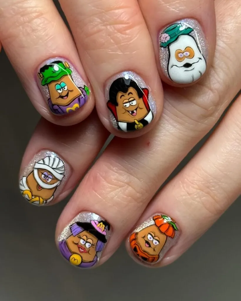 40 Spooky Creepy Halloween Nails Acrylic Design Manicure 24 40 Spooky Creepy Halloween Nails Acrylic Design Manicure
