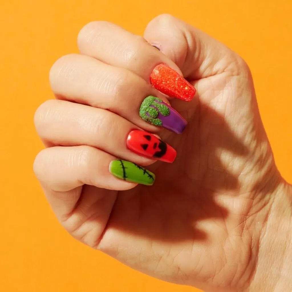 40 Spooky Creepy Halloween Nails Acrylic Design Manicure 25 40 Spooky Creepy Halloween Nails Acrylic Design Manicure