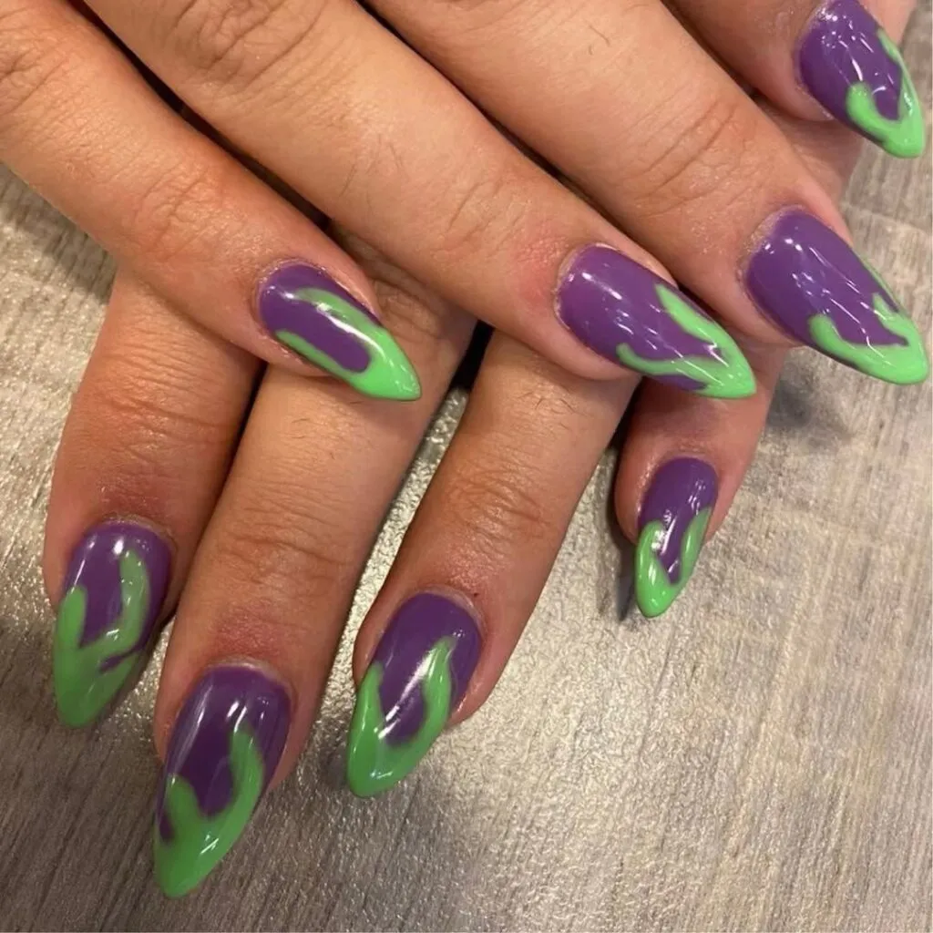 40 Spooky Creepy Halloween Nails Acrylic Design Manicure 28 40 Spooky Creepy Halloween Nails Acrylic Design Manicure
