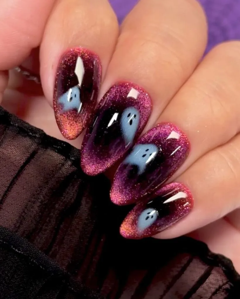 40 Spooky Creepy Halloween Nails Acrylic Design Manicure 4 40 Spooky Creepy Halloween Nails Acrylic Design Manicure