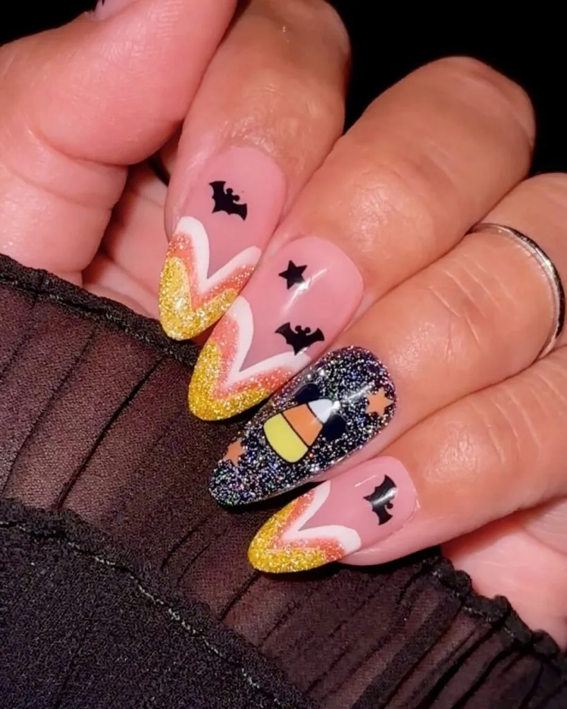 40 Spooky Creepy Halloween Nails Acrylic Design Manicure 5 40 Spooky Creepy Halloween Nails Acrylic Design Manicure