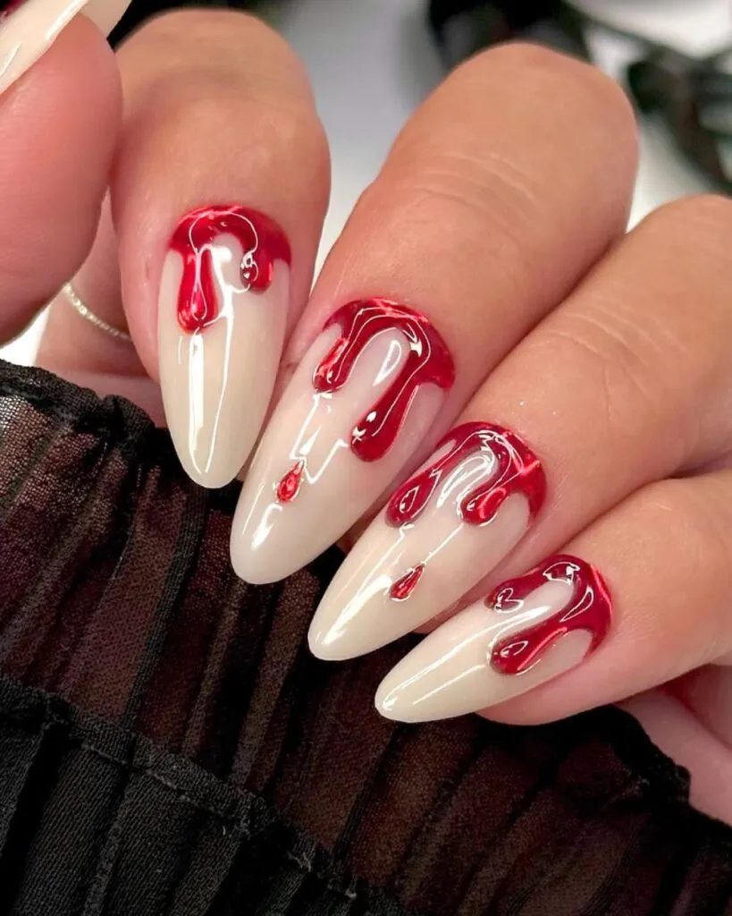 40 Spooky Creepy Halloween Nails Acrylic Design Manicure 8 40 Spooky Creepy Halloween Nails Acrylic Design Manicure