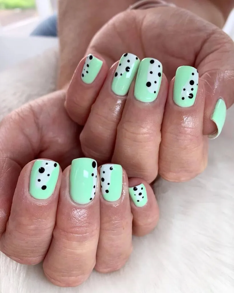 40 Best Cute Polka Dot Nail Designs to Try 42 40 Best Cute Polka Dot Nails Designs Ideas to Try out - Polka dots will never go out of style Polka Dot Nail Designs 16 40 Best Cute Polka Dot Nail Designs to Try