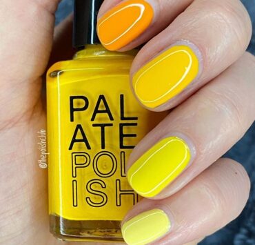 Yellow Coffin Nails for Spring