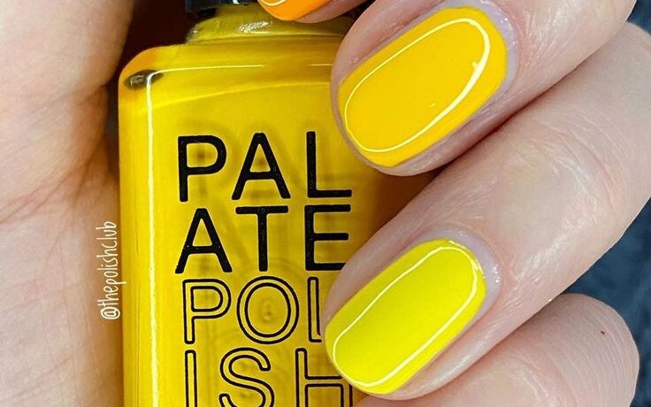 Yellow Coffin Nails for Spring