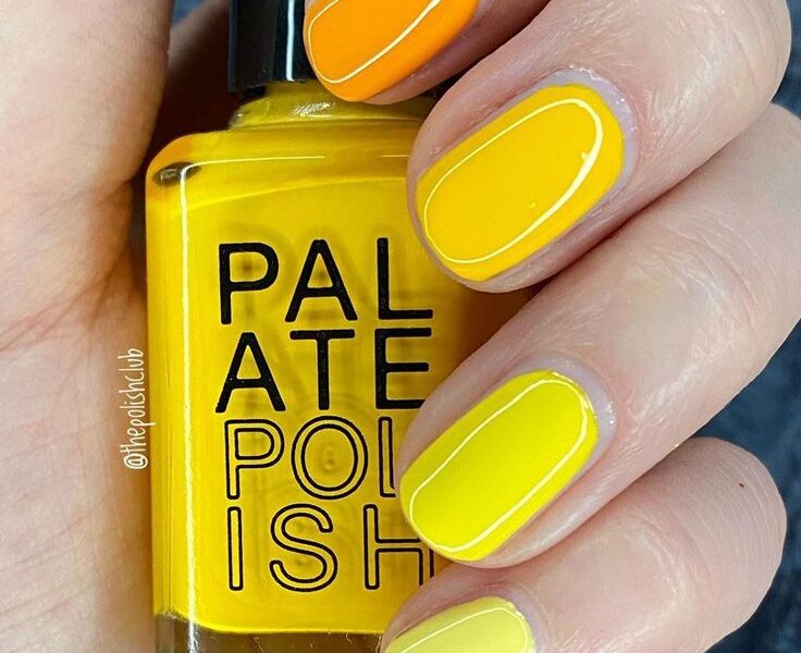 Yellow Coffin Nails for Spring