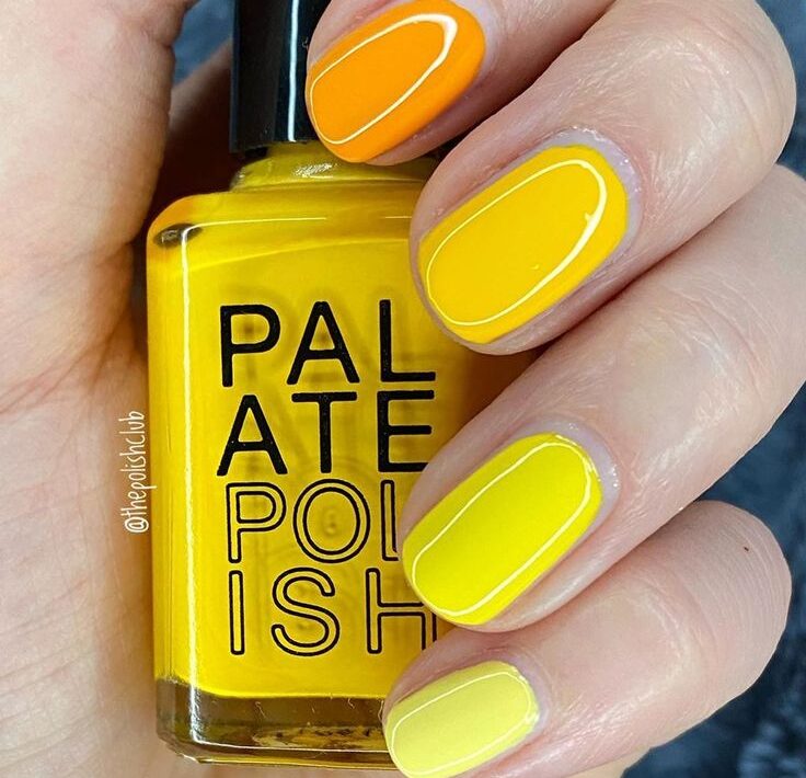 Yellow Coffin Nails for Spring