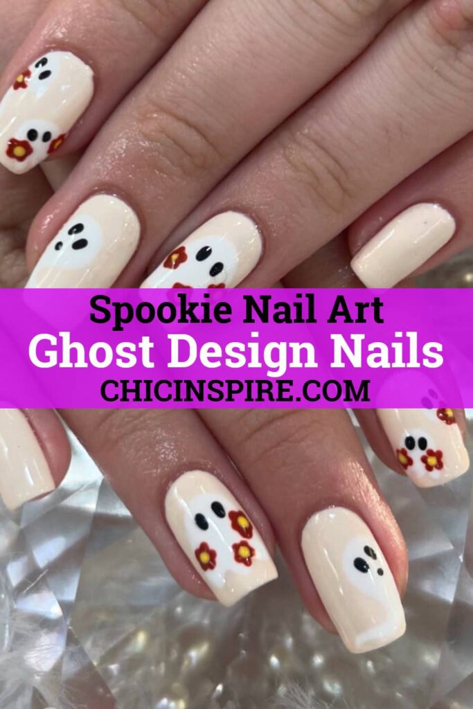 Spooky & Chic The Ultimate Guide to Ghost Nail Art for Halloween