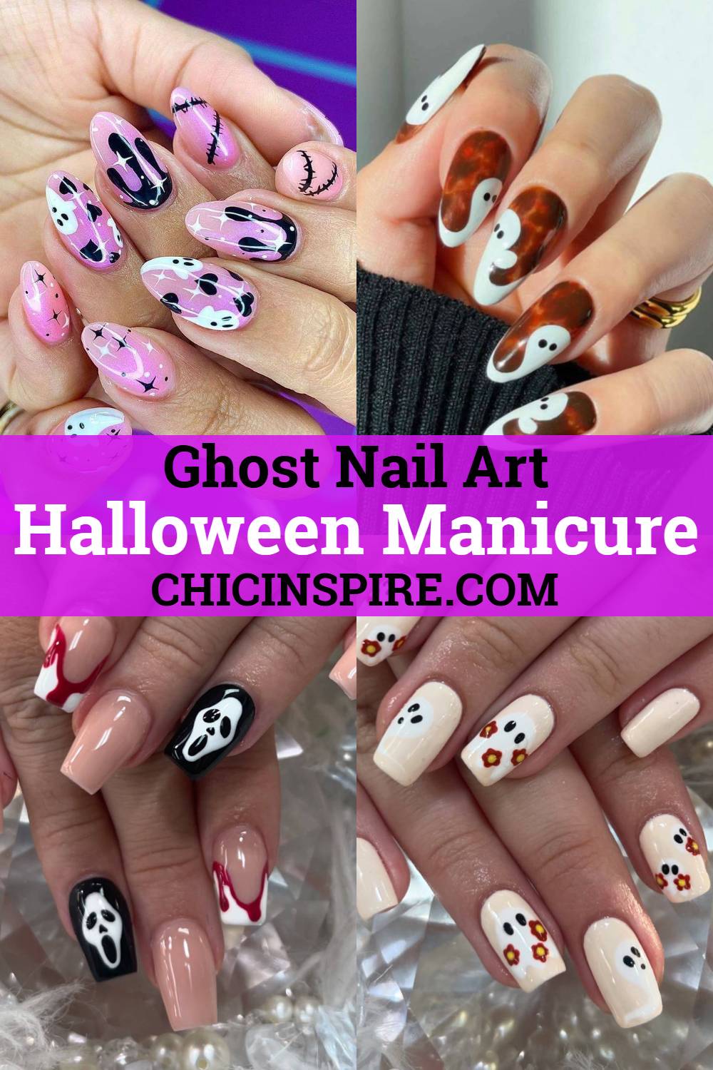 Spooky & Chic The Ultimate Guide to Ghost Nail Art for Halloween