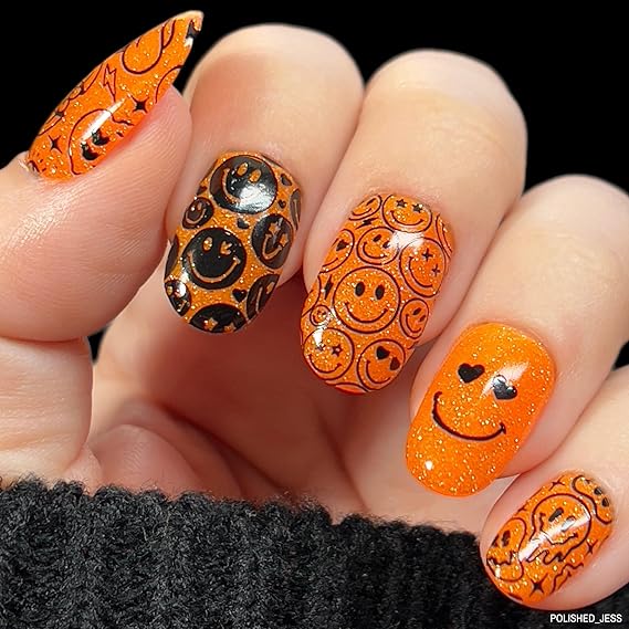Emoji-Inspired Designs DIY Manicure Design, Smiley Patterns