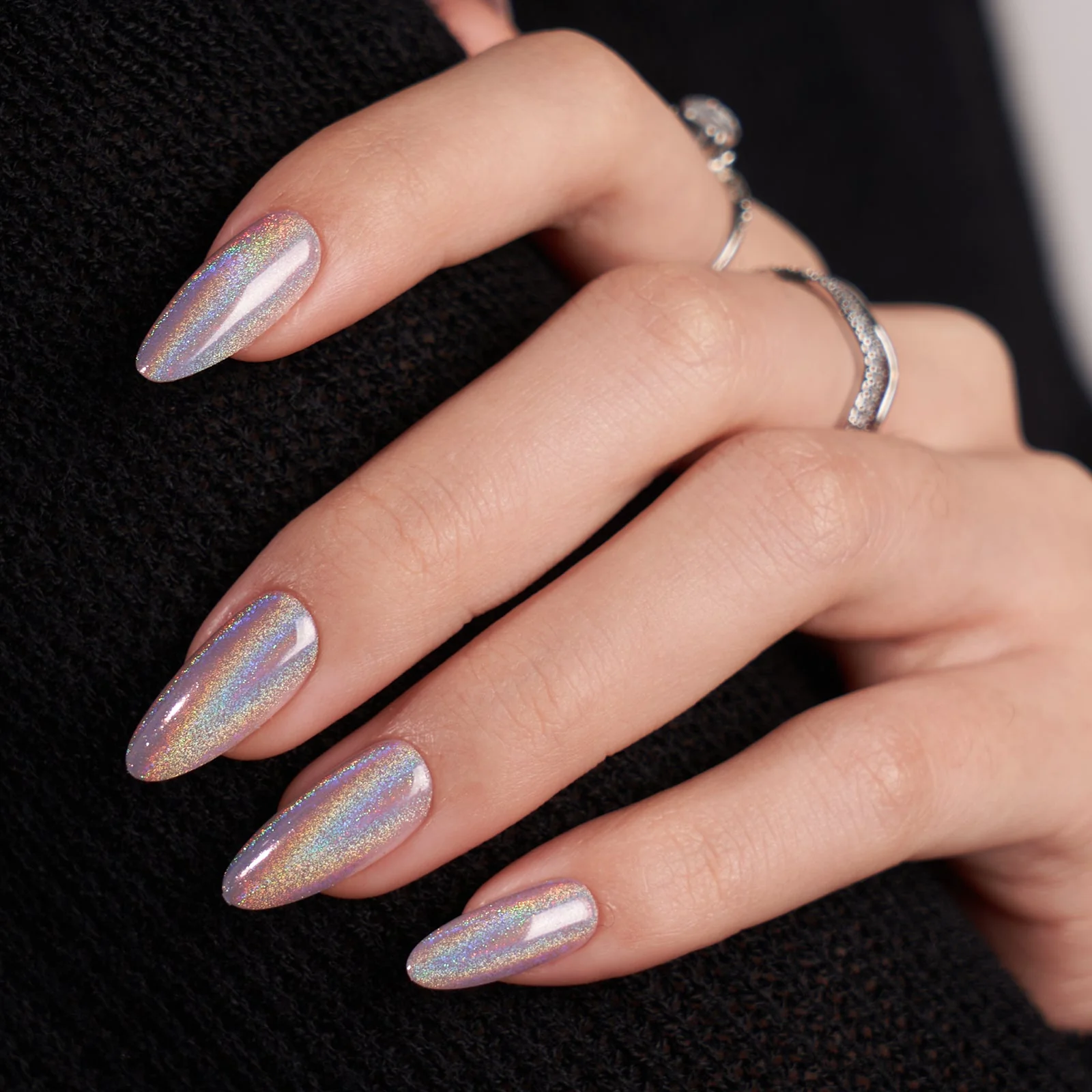 Dazzling, Cute Glitter Chrome Holographic