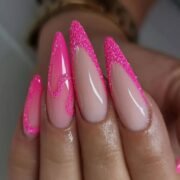 18. Neon Pink Stiletto Nails 20 Neon Pink Nails Amazing for All Year