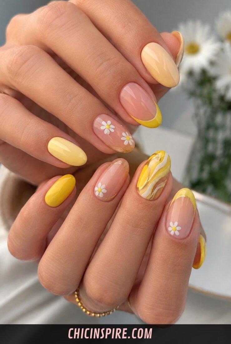 Yellow Nail Designs