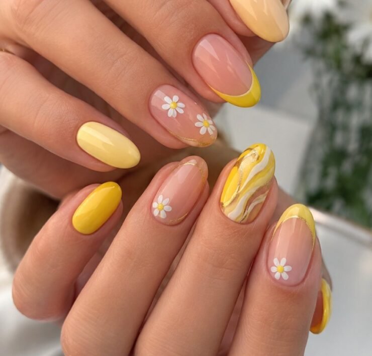 Yellow Nail Designs