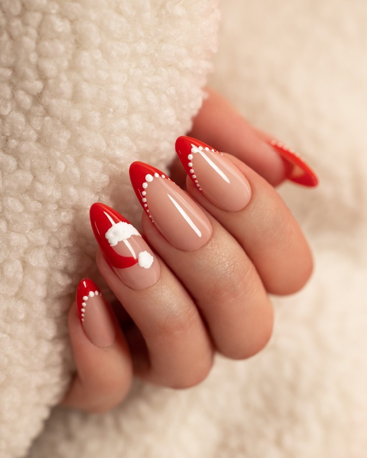 30 Top Red Christmas Nails for a Festive & Festive Manicure