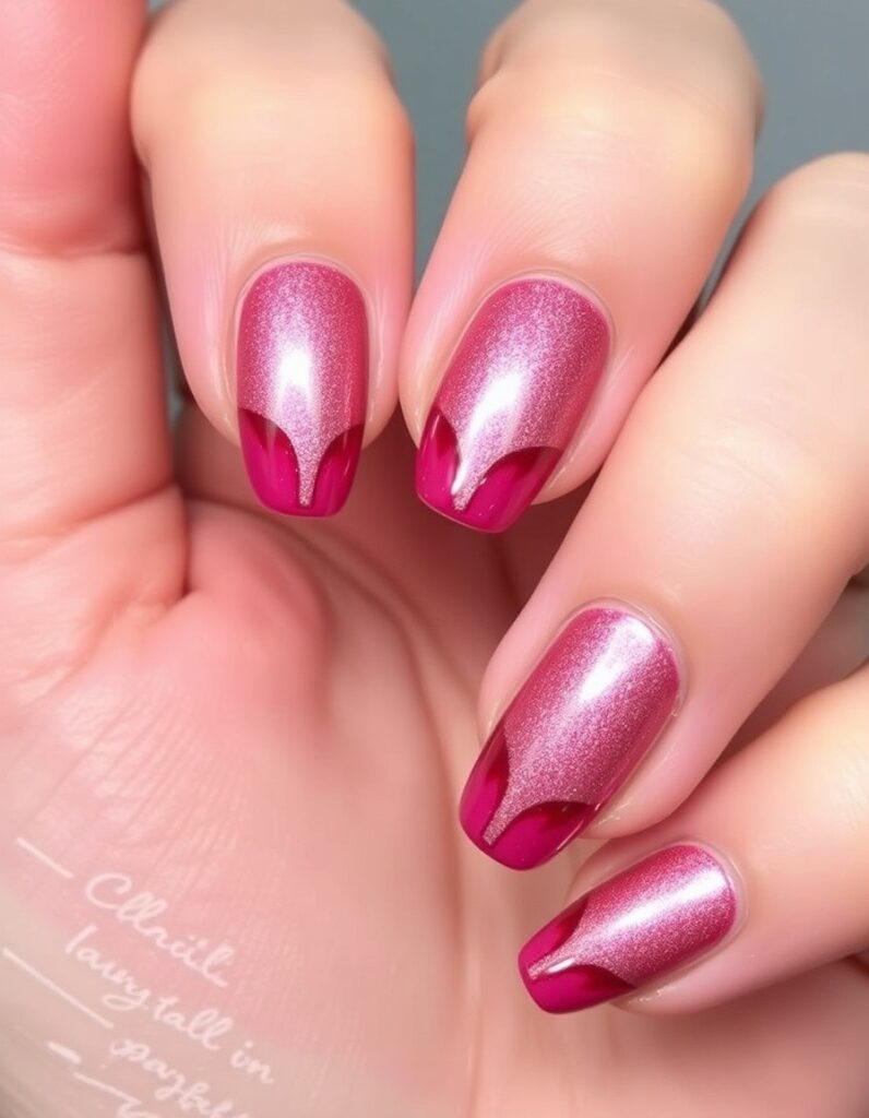 Creative Valentines Heart Nails Design 4 25 Dazzling Heart Nails Ideas for Valentine's Day