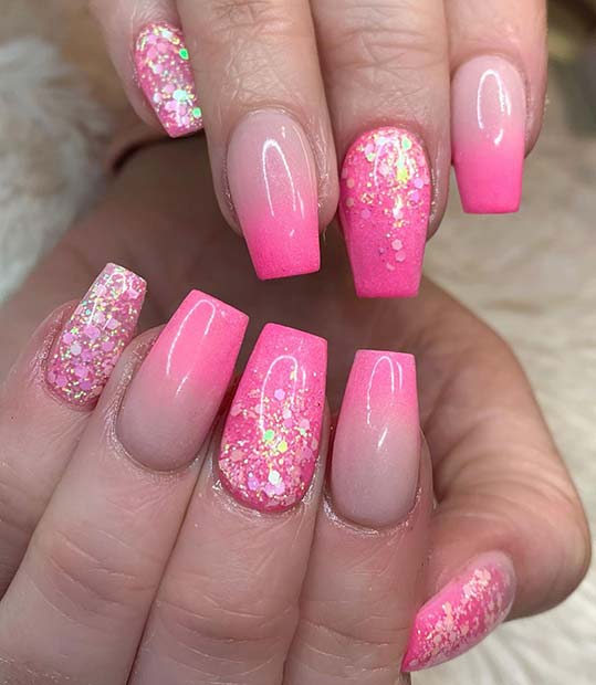 21 Adorable Pink Ombre Nails To Upgrade your Maniure