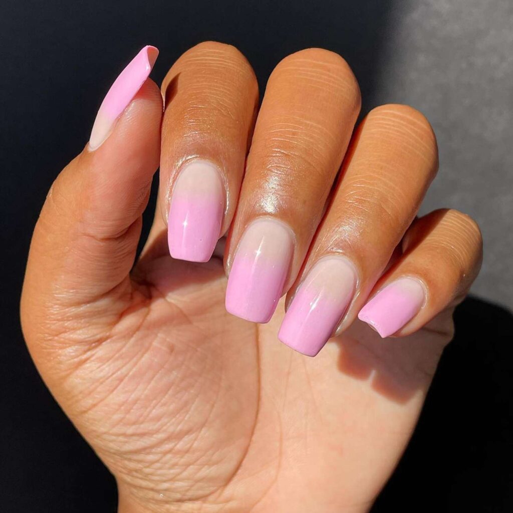 21 Adorable Pink Ombre Nails To Upgrade your Maniure Baby Pink Cute Fingernails 