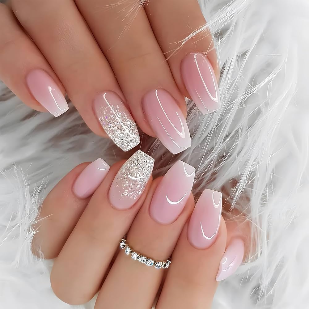Short Coffin Press on Nails