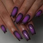 20 Trendy Black Ombre Nail Designs