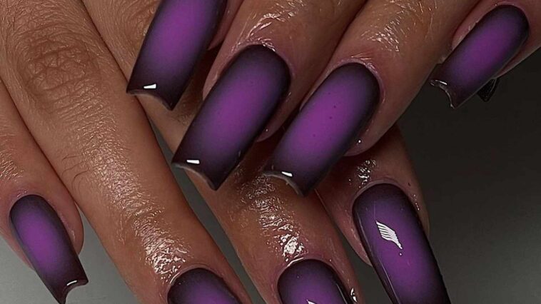 20 Trendy Black Ombre Nail Designs
