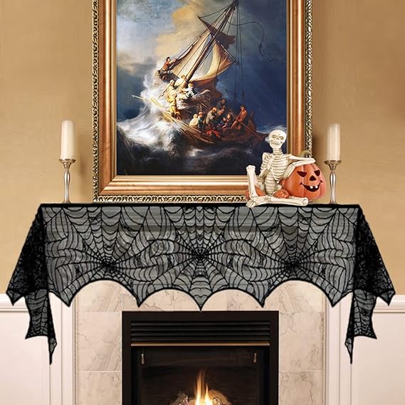 Halloween Fireplace Mantle Decorations