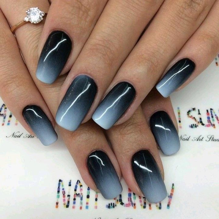 Smokey Black Ombre with Gray