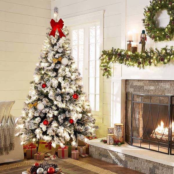 5.9FT Artificial Christmas Tree with 250 Warm Lights