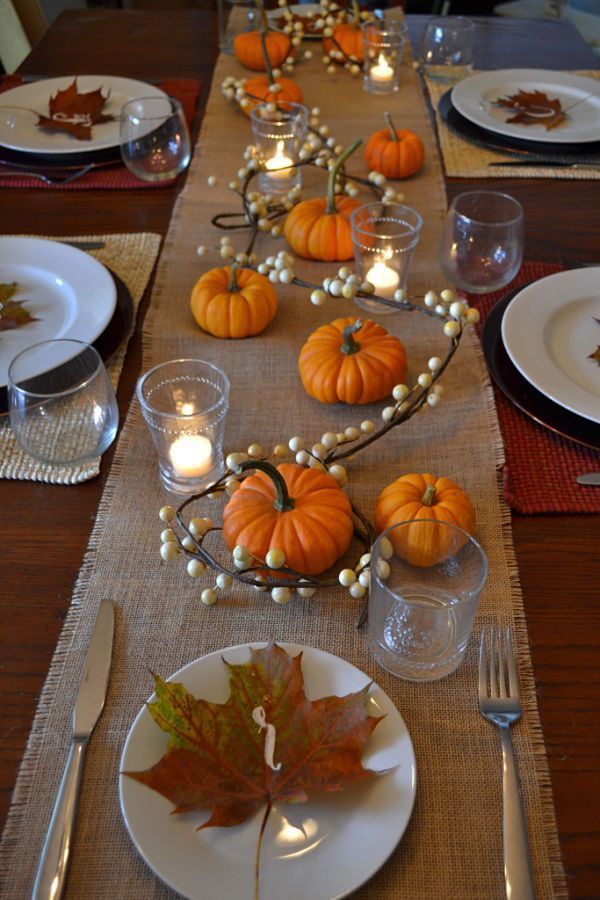 Thanksgiving Decorations for Tables