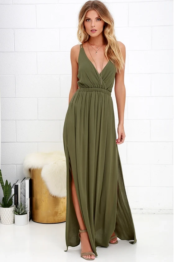 Chic Backless Maxi Dress