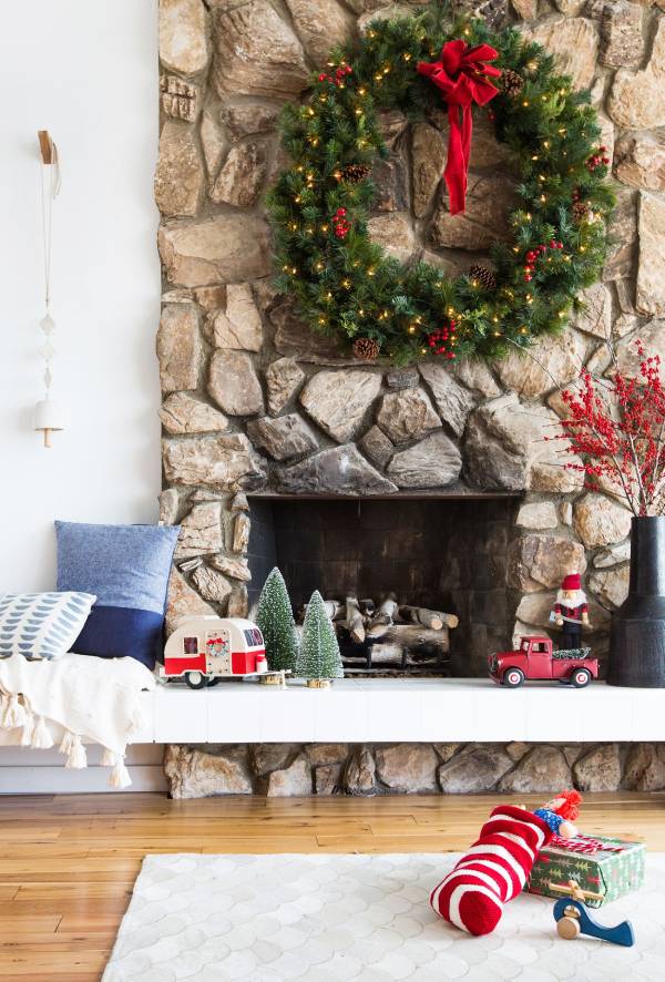 Christmas wreath decoration home ideas