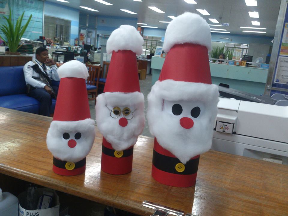 Santa Christmas Decoration Idea for Home