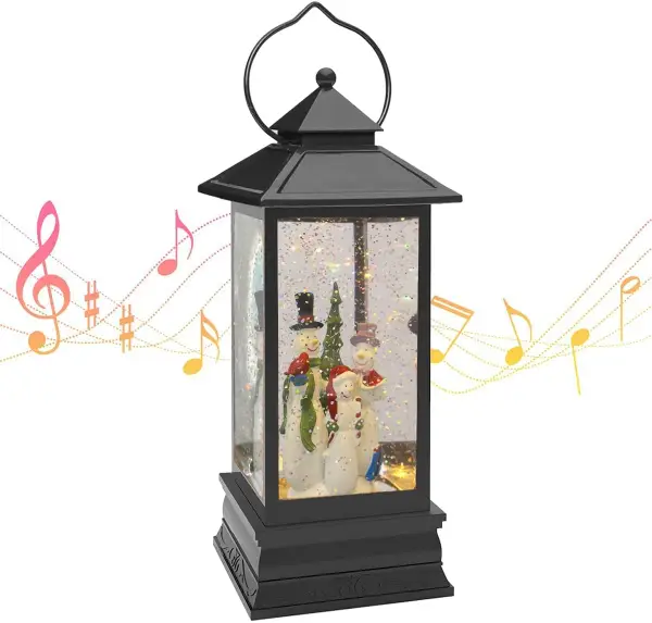 Christmas Snow Globe Lantern