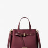 Emilia Small Pebbled Leather Satchel