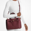 Emilia Small Pebbled Leather Satchel - Image 2