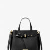 Emilia Small Pebbled Leather Satchel - Image 4