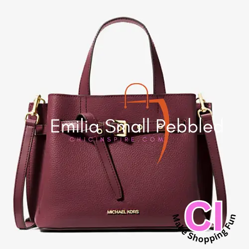 Emilia Small Pebbled Leather Satchel