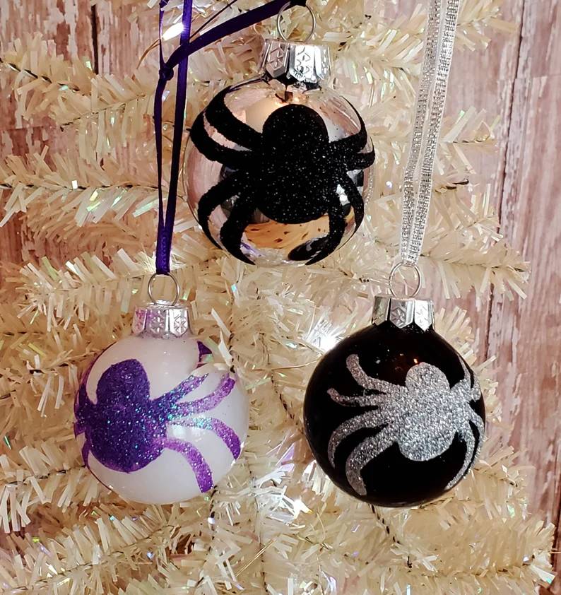 Halloween Spider Tree Ornaments