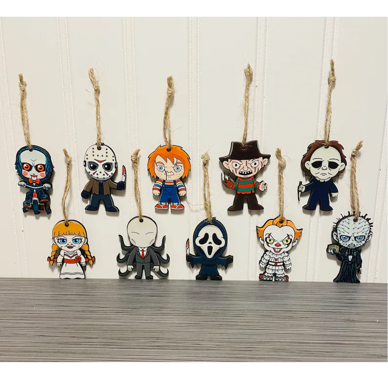 Horror movie characters Halloween Ornaments Decor