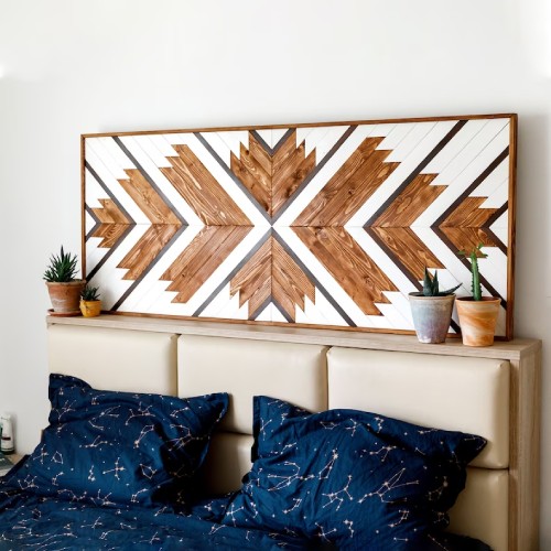 Large Wood Wall hanging, Boho Wood Art