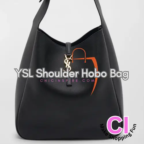 Large YSL Shoulder Hobo Bag