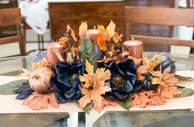 Large floral Thanksgiving Centerpiece