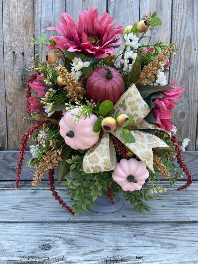 Multicolor Fall Thanksgiving Table Centerpiece Decoration