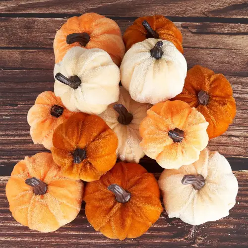 Pumpkin Decor 12pcs Artificial Fake