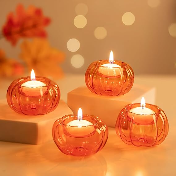 Pumpkin Tealight Candle Holder