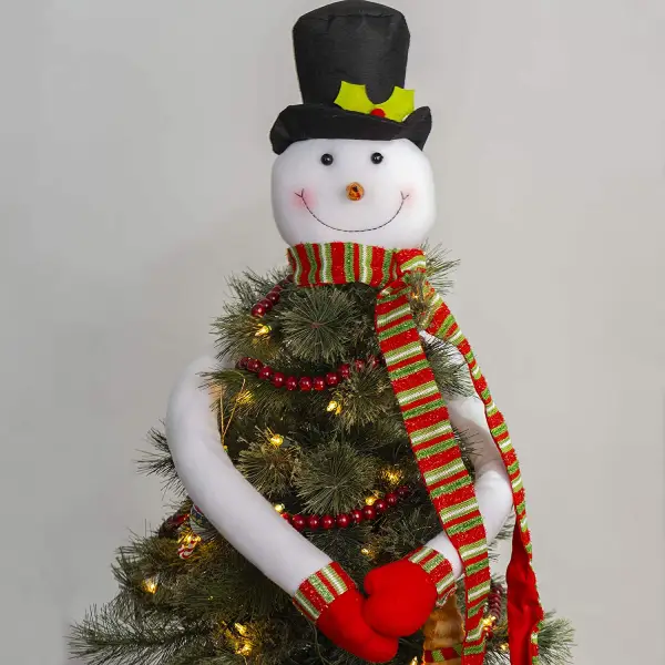 Snowman Christmas Tree Hugger