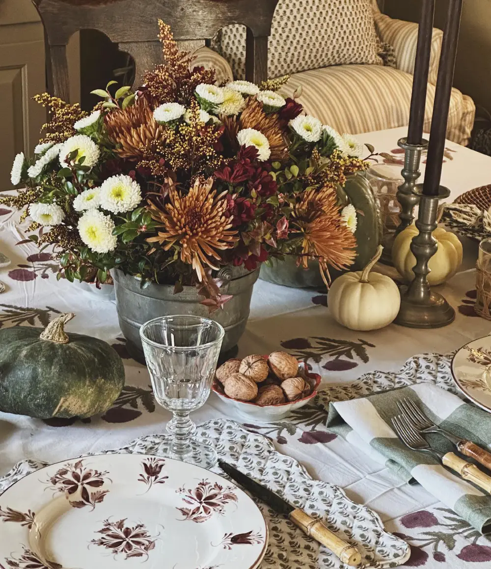 Thanksgiving table Decor Ideas 2024 Chicinspire.com