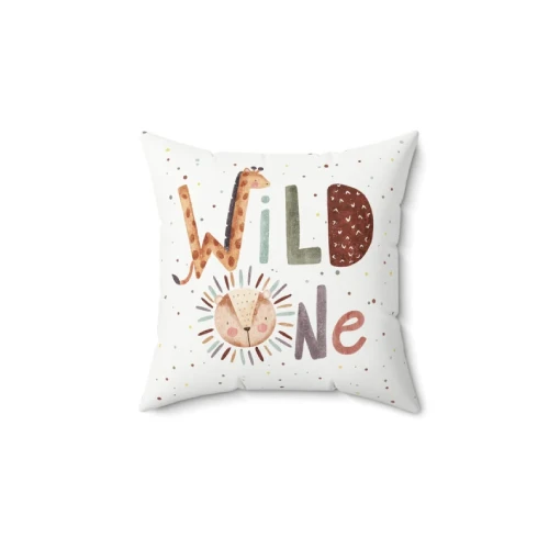 Wild one Pillow DIY Boho Room Decor on a Budget